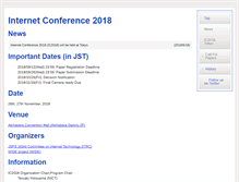 Tablet Screenshot of internetconference.org